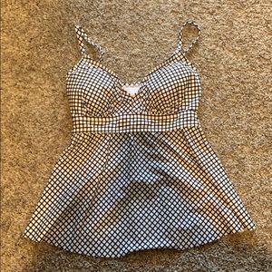 Peplum Tankini Swimsuit Top